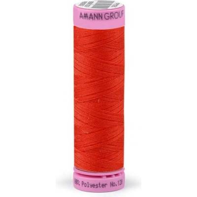 Polyesterové nitě návin 100 m Aspo Amann 0501 Aurora Red