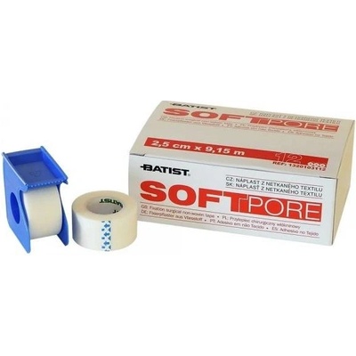 Softpore Fixačná náplasť z netkaného textilu 2,5 cm x 9,15 m