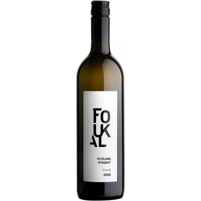 Vinařství Foukal Ryzlink rýnský 2023 pozdní sběr 13% 0,75 l (holá láhev)