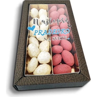 Sablio Mandle v čokoláde Najlepší pradedko na svete 2 x 80 g