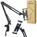 Držáky na mobily Ugreen universal phone tablet holder with folding long arm černá and gray 50394