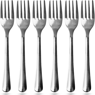 Excellent Houseware Sada nerezových dezertných vidličiek 6 ks