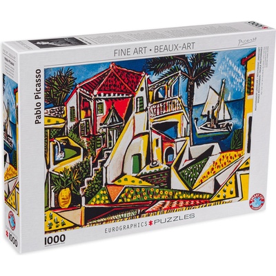 EUROGRAPHICS Пъзел Eurographics от 1000 части - Средиземноморски гледки (60005854)