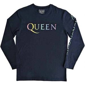 Queen Rainbow Crest (Back & Sleeve Print) Denim Blue XL Риза (QULST97MD04)