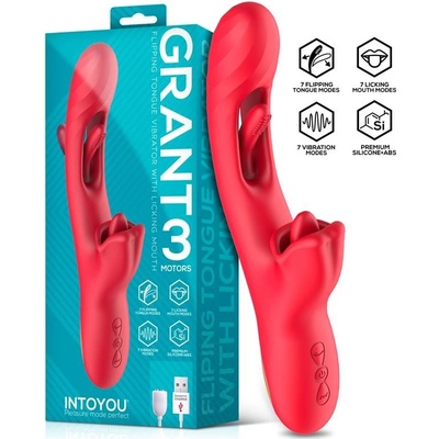 InToYou Grant Flipping Tongu eVibrator with 360 Licking Mouth