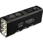 NITECORE Фенер Nitecore TM12K, 1x Li-ion 4800mAh батерия, 12000 lumens, OLED дисплей, удароустойчив, IP68 защита, за открито, черен (TM12K)