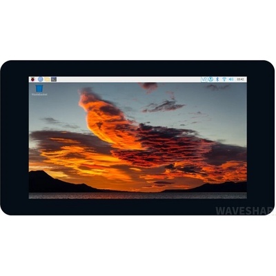 Waveshare 7" displej, 800 × 480, IPS, DSI, kapacitní