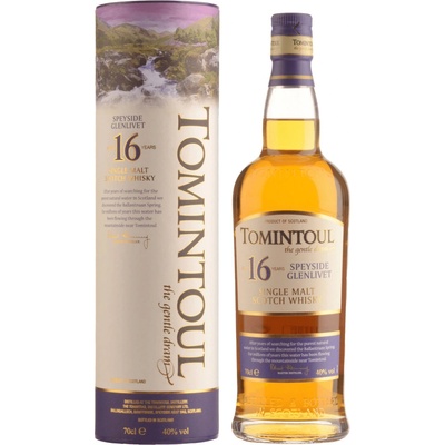 Tomintoul 16y 40% 0,7 l (holá láhev)