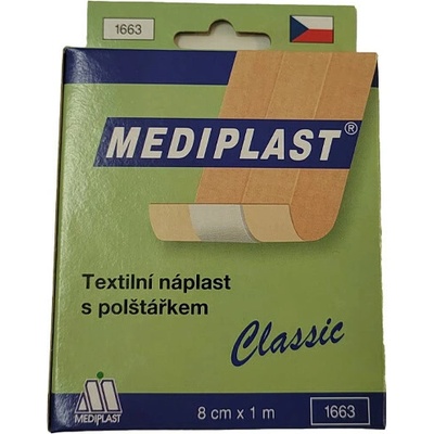 MEDIPLAST Textilná náplasť 1663 Classic 8 cm x 1 m