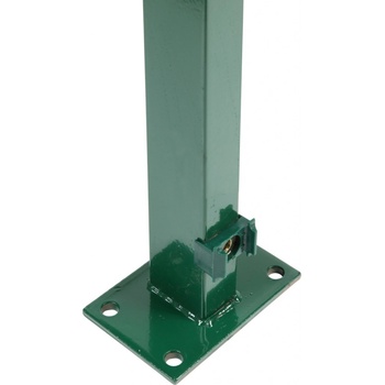 Plotové stĺpiky s navarenou základovou nosnou pätkou 129 cm zelené