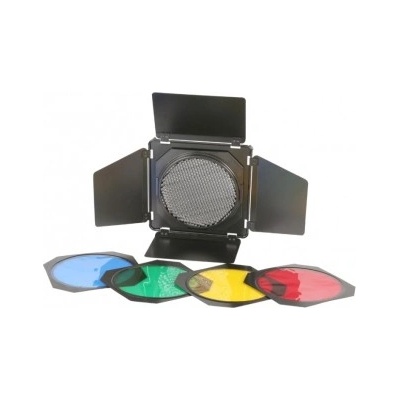 Klapky 16,5 cm + voštinový filter + sada farebných filtrov BASIC, Terronic
