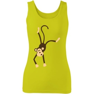 Tričko s potiskem Opice dámské Limetková – Zboží Dáma