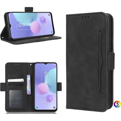 TCL 408 Wallet Калъф и Протектор