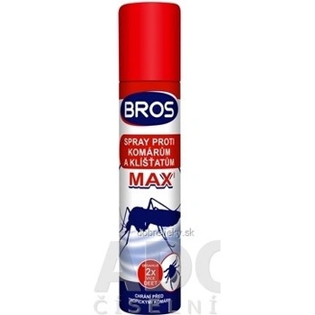 Bros repelent proti komárom a kliešťom Max aerosol 90 ml