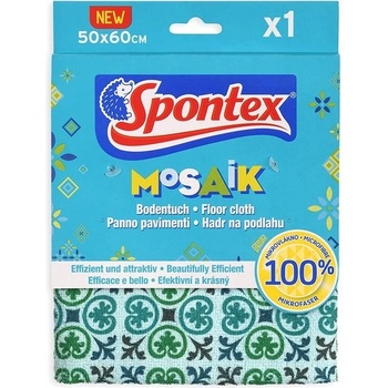 Spontex Mosaik mikroutěrka na podlahu 50 x 60 cm