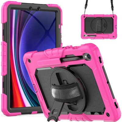 Vsetkonamobil 102889 SOLID 360 Odolný obal pre Samsung Galaxy Tab S9 / Tab S9 FE / Tab S10 FE / S10 Lite ružový