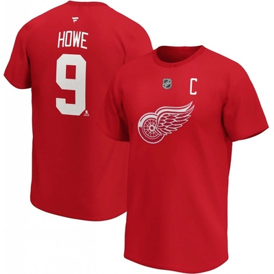 Fanatics tričko Gordie Howe #9 Detroit red Wings Alumni Player