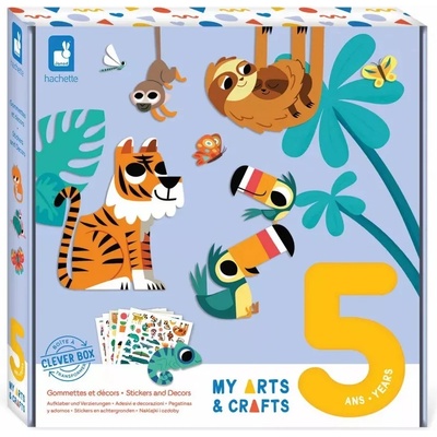 Janod Творчески комплект Janod - Стикери и декорации за 5-годишни (J07744)