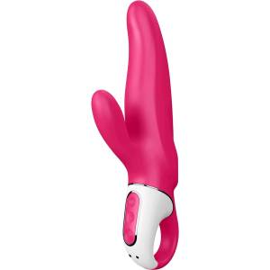 Satisfyer Mr. Rabbit - водоустойчив вибратор с клиторен накрайник (розов)