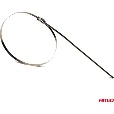 Amio 04320 Nerezové sťahovací pásky 4,6 x 150 mm 100 ks