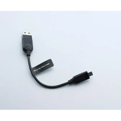 Motorola Оригинален micro-USB Кабел за Motorola (къс) 0.15m SKN643A, Черен (Bulk) (SKN6434A)