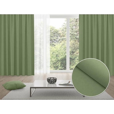 Biante Zatemňovací záves Blackout BKU-118 Sivozelený - šírka 270 cm 270x200 cm