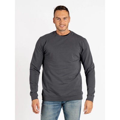 TallGuys prodloužená mikina bez kapuce deep black