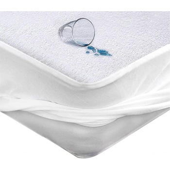 4sleep prostěradlo froté bílé nepropustné 90x200