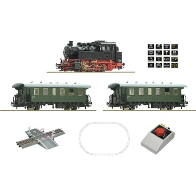 Roco Аналогов стартов сет с парен локомотив-br 80 с пътнически вагони (51161)