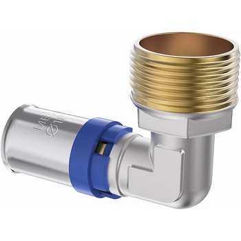 Mexen PEX-P натискащо коляно, запресовано PEX 25 x 1 GZ - W97127-2510M-00 (W97127-2510M-00)