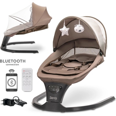 Lorelli Premium ЕЛ. ШЕЗЛОНГ С ЛЮЛЕЕНЕ siena mocha (10090110003)