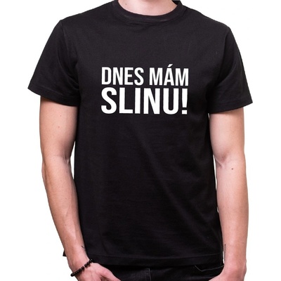 Coolsign tričko Dnes mám slinu! látky černá