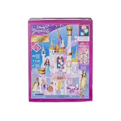 Disney Комплект за игра, Дисни Принцеси- Замък за празненства, 3 етажа и 6 стаи, 29 аксесоара, 0340526