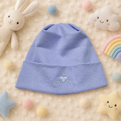 Richelieu Čiapka pre bábätko Cute Modrá