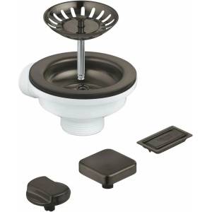 GROHE Комплект за сифон на мивка Grohe Graphite (40996AL0) Мивка за вграждане