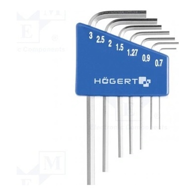 Högert Technik klíč imbus 7ks HT1W800