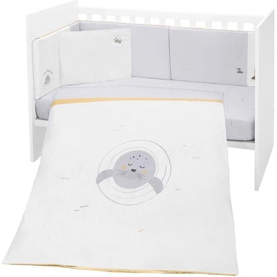 KikkaBoo Бебешки спален комплект 6 части 70/140 Seally Me (kikka-41101060139)
