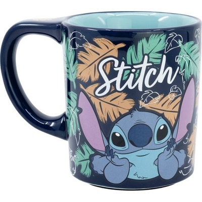 Stor Hrneček keramický s protiskluzovým dnem Stitch 295 ml