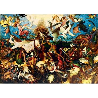 BlueBird Pieter Brueghel Pád vzbúrených anjelov 1000 dielov