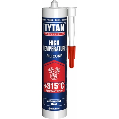 Tytan silikon vysokoteplotný 280 ml červený