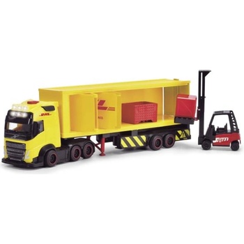 Dickie Toys DHL Камион Volvo FH 16 с мотокар 35 см