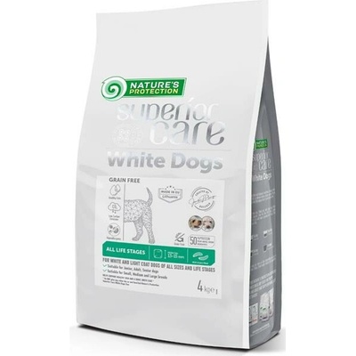Nature's Protection Superior Care Adult White Dogs Grain Free Insect 4 kg