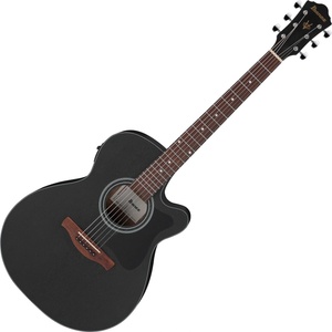 Ibanez VC44CE-WK Weathered Black Open Pore Електро-акустична китара Джъмбо
