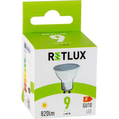 Retlux RLL 417 LED žárovka reflektorová 9W GU10 teplá bílá – Hledejceny.cz