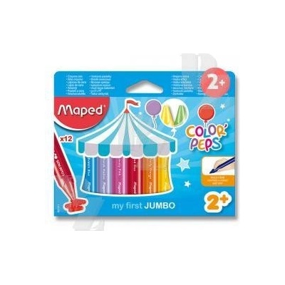 Maped Voskovky trojhranné COLOR PEPS WAX JUMBO 12 kusů