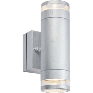 Markslöjd 109106 - LED димируемо външно стенно осветително тяло LUNO 2xLED/4, 9W/230V IP65 сребристо (ML1643)