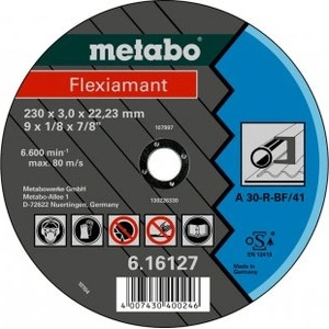 Metabo Flexiamant шлифовъчен диск 125 x 2, 5 x 22, 23 стомана, TF 42 616310000 (616310000)