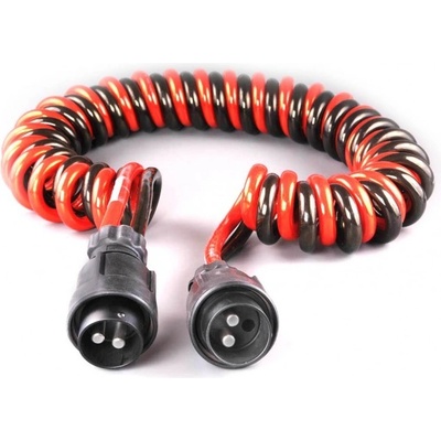 kabel spirálový 24V 2x2P vidlice 2x35mm2 (NATO)