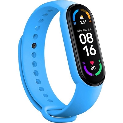 HQWear Каишка съвместима с Xiaomi Mi Band 3/Mi Band 4, небесносин (8720847541017)