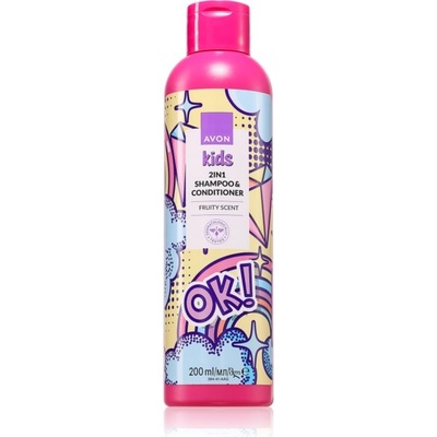 Avon Kids Fruit šampón a kondicionér 2 v1 200 ml